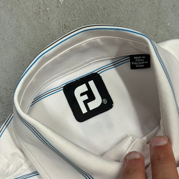 FootJoy Golf Shirt Stretch Short Sleeve Polo Credit Valley Country Club Small - Picture 6 of 9
